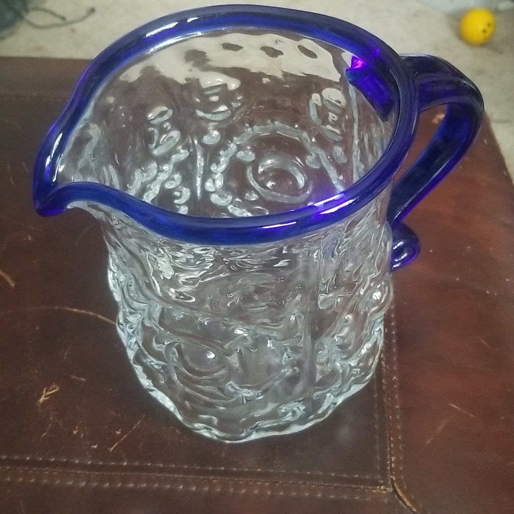 1997 Blenko hand blown pitcher